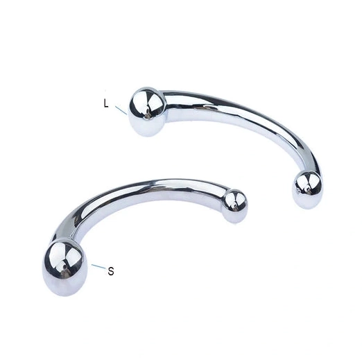 Steel 5858 Stainless Elegant Hook Ended Double Anal 1007